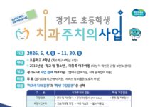 경기도, 초등학생 치과주치의사업 시행…11만 명에 무료 구강관리