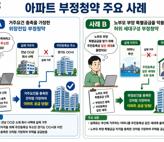 경기도, 동탄2신도시 부정청약 행위자 4명 검찰 송치. 3명 수사 중